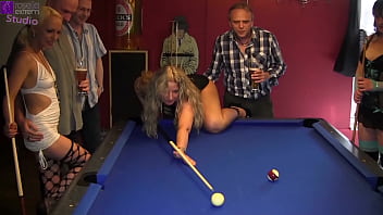 Nudechrissy - Having Sex With Three Men At The Billiard