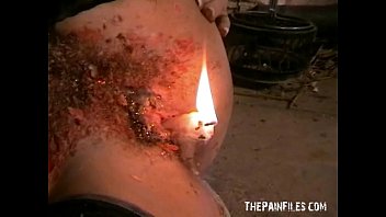 Crystel Leis Bizarre Anus Hot Waxing And Blindfolded Blondes Hardcore Burning Punishment In The Filthy Bdsm Dungeon