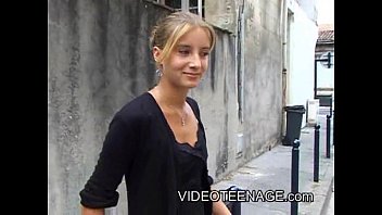 Blond Hair Lady Teenager Got Laid In Public And Forest First Time