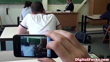 Jacking Off In Classroom