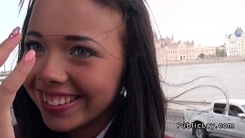 Cutie European Girl Gets Picked Up And Nailed For Money