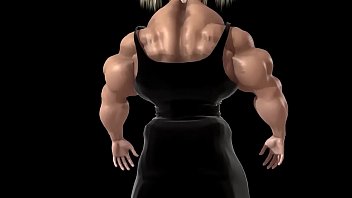 Muscle growth animation