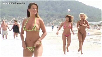 Sexy bikini beach