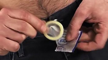 How to put on a condom gay porn
