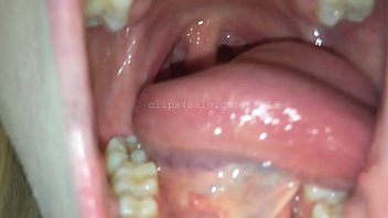 Tongue inside vagina