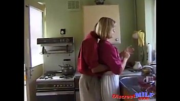 Kitchen sex milf