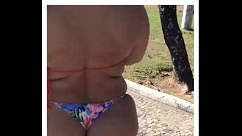 Man in thong beach