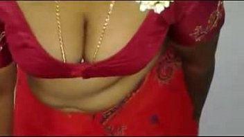 Aunty saree side view