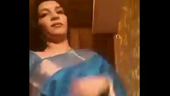 Indian aunty removing dress