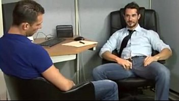 Hot office gay sex