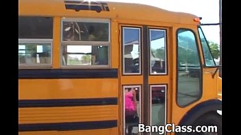 School bus sexy video