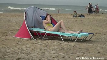 Voyeur in the beach