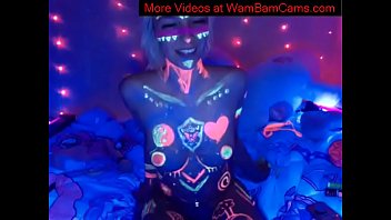 Video body painting