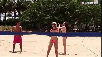 Beach volley training