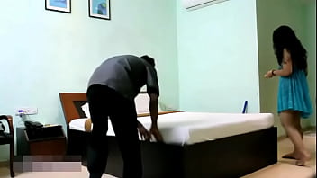 Tamil young boy aunty