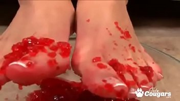 Foot gagging porn