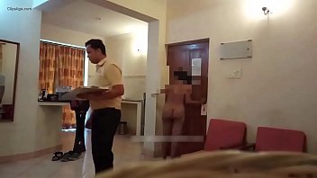 Nude in hotel room
