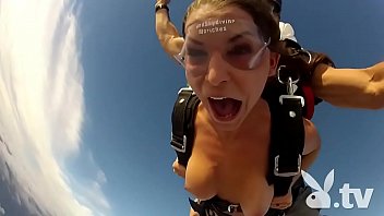 Naked skydiving