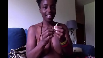 Ebony bridges topless