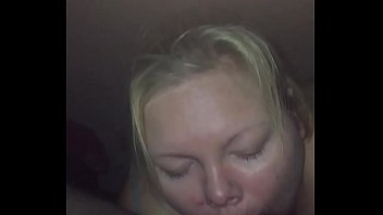 Blonde bbw blowjob