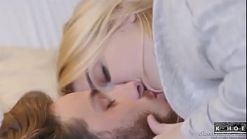 Couple kissing scene