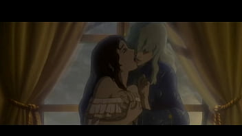 Anime kiss scene