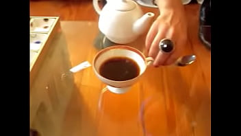 Cum in coffee