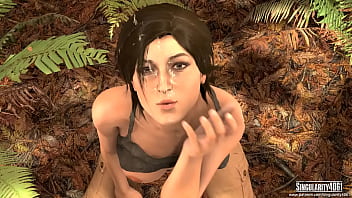 Lara croft foot