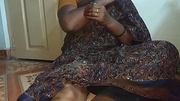 Indian hot mom and son boobs press