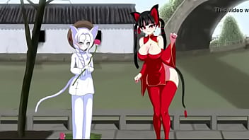 Anime catgirl