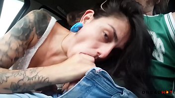 Hot sex in car