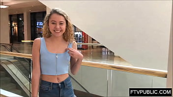 Teen public orgasm