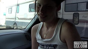 Sheila bellever  no caminhão