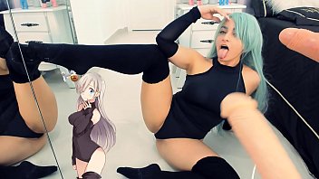 Caliente Elizabeth liones - Chica Cosplay Doble Mamada y Cara Ahegao - Chica Cosplay Chupando Gostoso 2 Dildos - Creampie