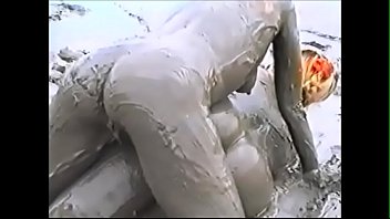 Mud masturbation