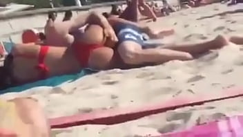 Lesbian porn beach