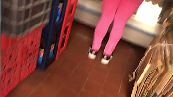 Pinke leggins