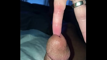 Finger in the urethra