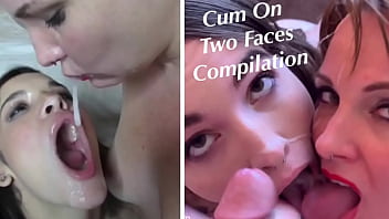 Amateur threesome facials