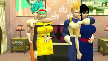 Bulma x Goku caliente hentai