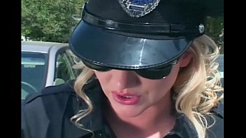 Female cop gangbanged