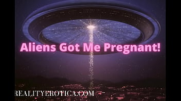 Pregnant alien belly