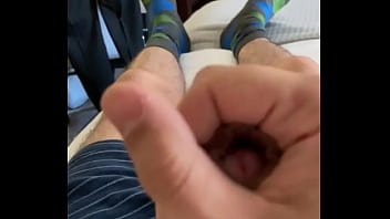 Male solo cum