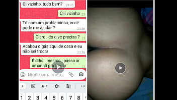 Vizinha pediu pra ir la