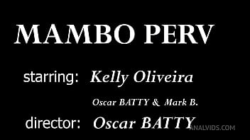 La linda brasileña Kelly Oliveira primer DP interracial (bolas profundas, orgasmo real, charla guarra) OB009