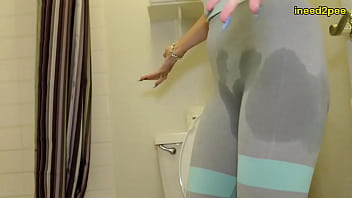 Desperate female pee