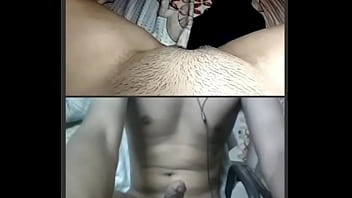 Showing boobs on video call