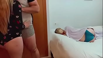 Sister gives brother blowjob