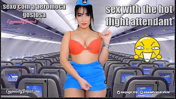 Hot airplane sex
