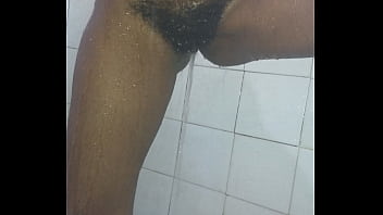 Piss Ebony hairy